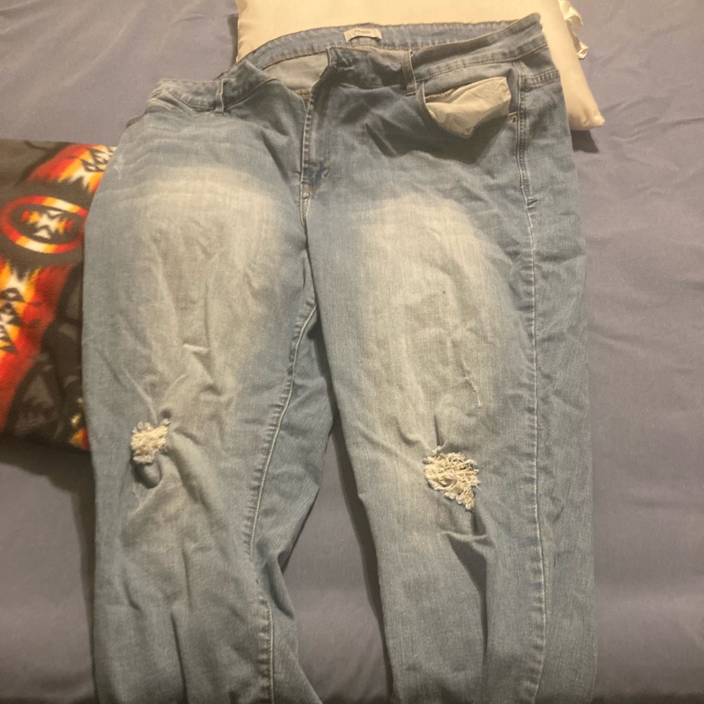 These are size 24 jeans